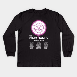 The Mary Janes World Tour Kids Long Sleeve T-Shirt